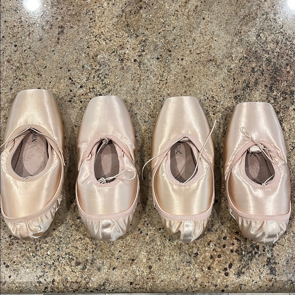 Capezio Phoenix pointe shoes.